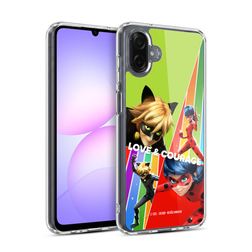 Miraculous Ladybug Graphics Love & Courage Soft Gel Case for Samsung Galaxy A07 4G