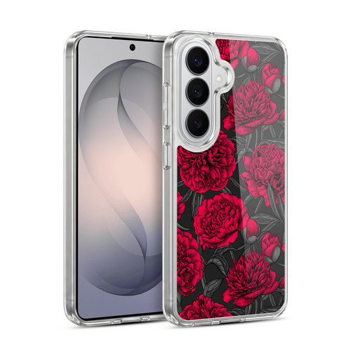 Katerina Kirilova Floral Patterns Cherry Garden Birds Soft Gel Case for Samsung Galaxy S26
