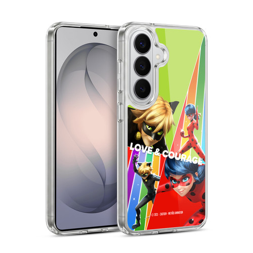Miraculous Ladybug Graphics Love & Courage Soft Gel Case for Samsung Galaxy S26 Plus