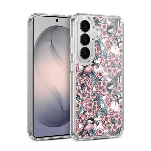 Katerina Kirilova Floral Patterns Red Hibiscus Soft Gel Case for Samsung Galaxy S26 Plus