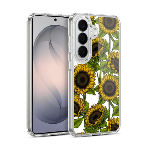Katerina Kirilova Floral Patterns Sunflowers Soft Gel Case for Samsung Galaxy S26 Plus