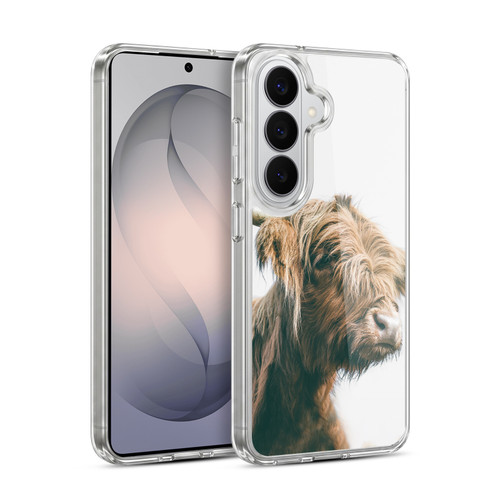 Patrik Lovrin Animal Portraits Majestic Highland Cow Soft Gel Case for Samsung Galaxy S26 Plus