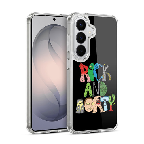 Rick And Morty Season 3 Character Art Typography Soft Gel Case for Samsung Galaxy S26 Plus