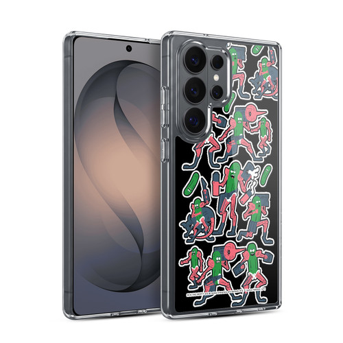 Rick And Morty Season 3 Character Art Pickle Rick Stickers Print Soft Gel Case for Samsung Galaxy S26 Ultra