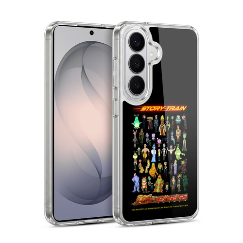 Rick And Morty Season 4 Graphics Story Train Soft Gel Case for Samsung Galaxy S26