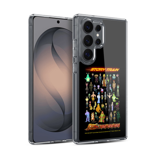 Rick And Morty Season 4 Graphics Story Train Soft Gel Case for Samsung Galaxy S26 Ultra