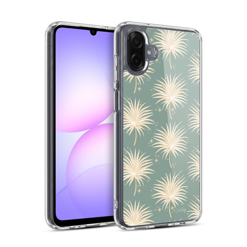 Cat Coquillette Tropical Wildlife Fan Palm Sparkles Soft Gel Case for Samsung Galaxy A07 4G