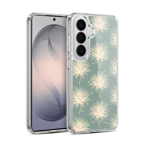 Cat Coquillette Tropical Wildlife Fan Palm Sparkles Soft Gel Case for Samsung Galaxy S26