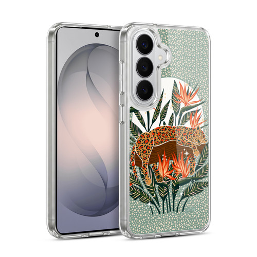 Cat Coquillette Tropical Wildlife Leopard Moonrise Soft Gel Case for Samsung Galaxy S26 Plus