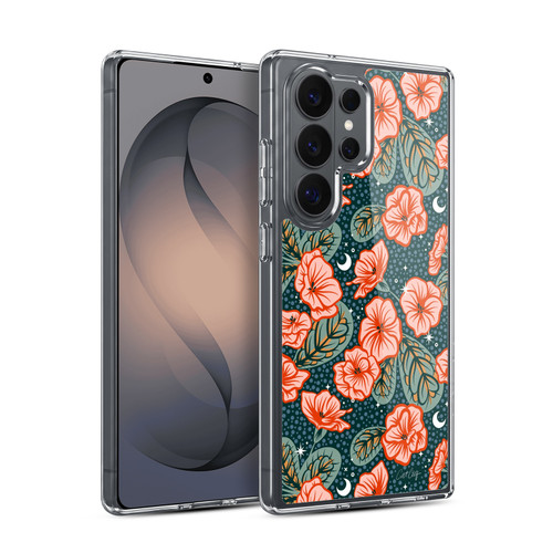 Cat Coquillette Tropical Wildlife African Violet Soft Gel Case for Samsung Galaxy S26 Ultra