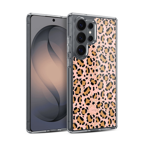 Cat Coquillette Tropical Wildlife Sparkly Leopard Print Soft Gel Case for Samsung Galaxy S26 Ultra