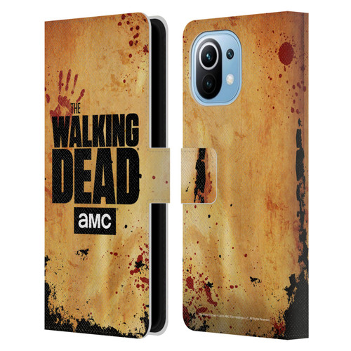 AMC The Walking Dead Logo Stacked Leather Book Wallet Case Cover For Xiaomi Mi 11