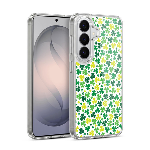 Head Case Designs Shamrock Patterns Ditsy Soft Gel Case for Samsung Galaxy S26