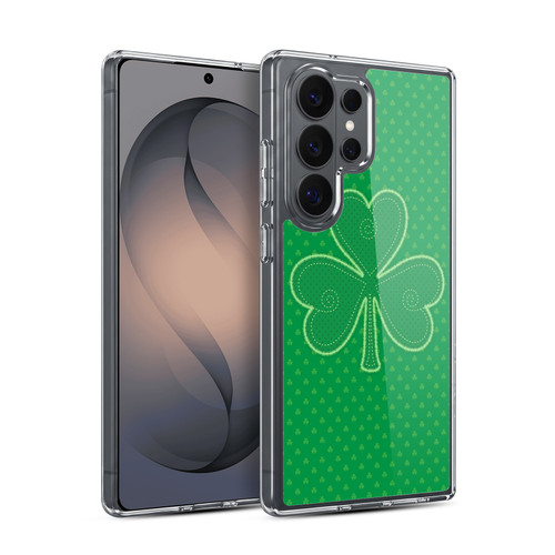 Head Case Designs Shamrock Patterns Applique Soft Gel Case for Samsung Galaxy S26 Ultra
