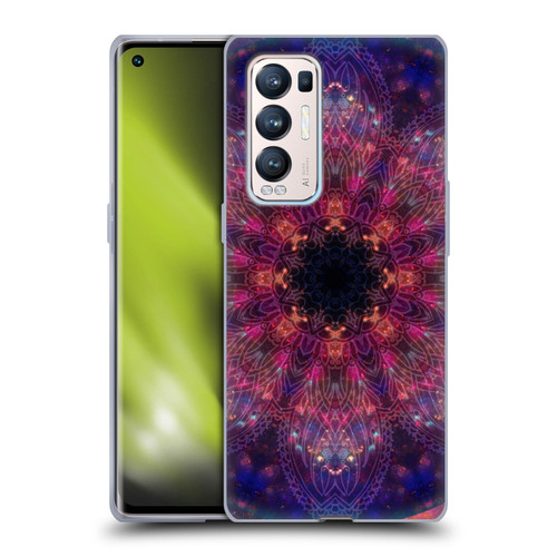 Aimee Stewart Mandala Doodle Flower Soft Gel Case for OPPO Find X3 Neo / Reno5 Pro+ 5G
