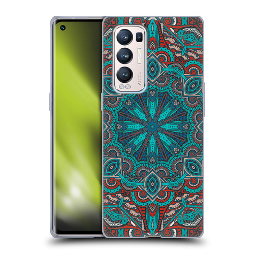 Aimee Stewart Mandala Moroccan Sea Soft Gel Case for OPPO Find X3 Neo / Reno5 Pro+ 5G