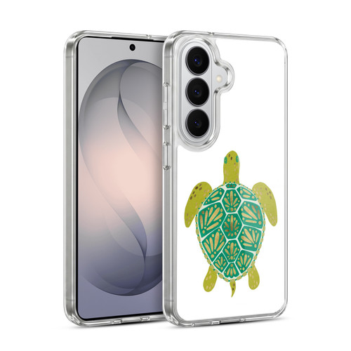 Cat Coquillette Sea Turtle Green Soft Gel Case for Samsung Galaxy S26