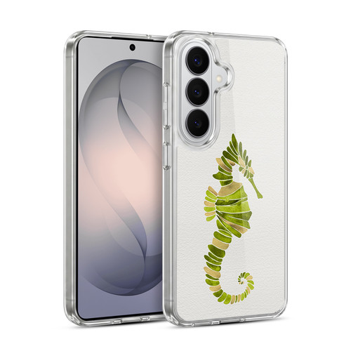 Cat Coquillette Sea Seahorse Green Soft Gel Case for Samsung Galaxy S26 Plus