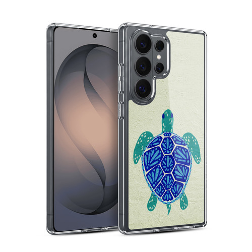 Cat Coquillette Sea Turtle Blue Soft Gel Case for Samsung Galaxy S26 Ultra