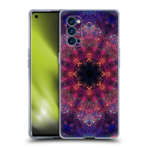 Aimee Stewart Mandala Doodle Flower Soft Gel Case for OPPO Reno 4 Pro 5G
