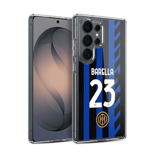 Fc Internazionale Milano 2024/25 Players Home Kit Nicolò Barella Soft Gel Case for Samsung Galaxy S26 Ultra
