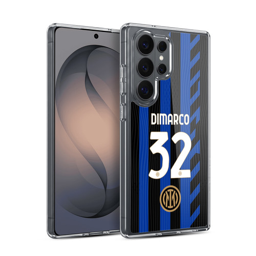 Fc Internazionale Milano 2024/25 Players Home Kit Federico Dimarco Soft Gel Case for Samsung Galaxy S26 Ultra