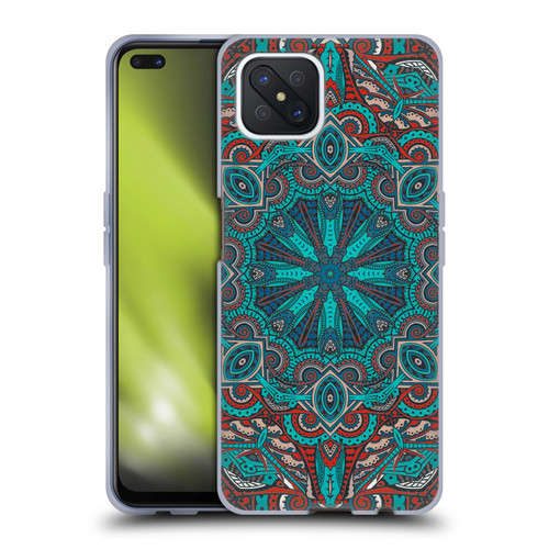 Aimee Stewart Mandala Moroccan Sea Soft Gel Case for OPPO Reno4 Z 5G