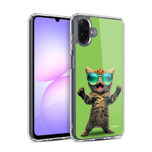 P.D. Moreno Furry Fun Artwork Cat Sunglasses Soft Gel Case for Samsung Galaxy A07 4G