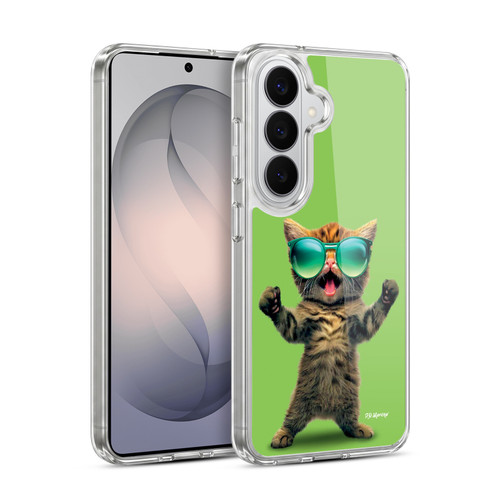 P.D. Moreno Furry Fun Artwork Cat Sunglasses Soft Gel Case for Samsung Galaxy S26