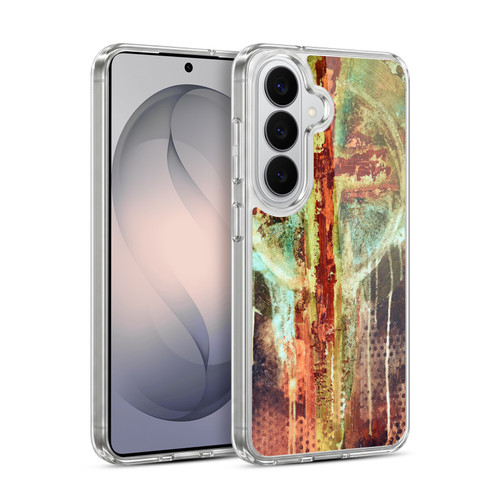 Michel Keck Religious Abstract Cross Soft Gel Case for Samsung Galaxy S26