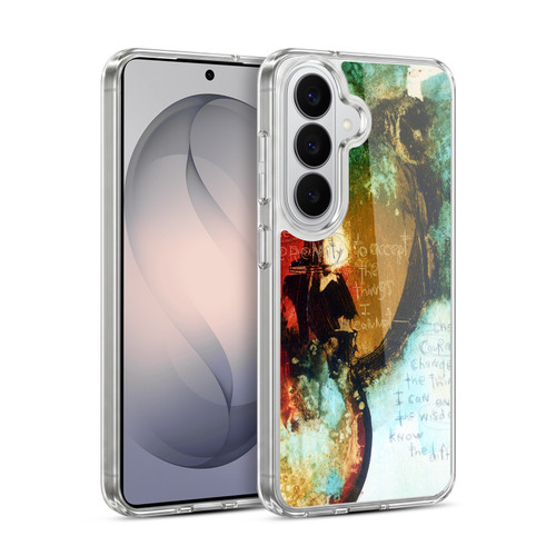 Michel Keck Religious Abstract Serenity Prayer Soft Gel Case for Samsung Galaxy S26