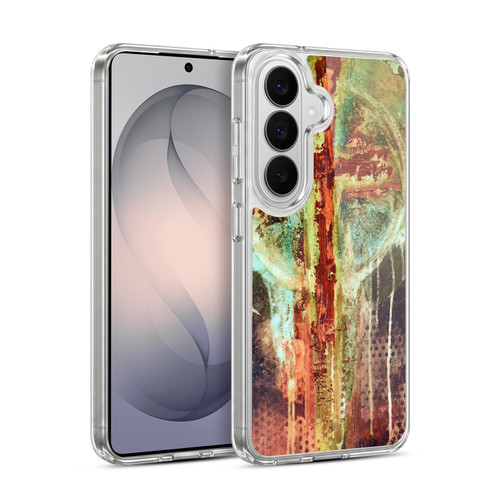 Michel Keck Religious Abstract Cross Soft Gel Case for Samsung Galaxy S26 Plus