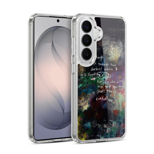 Michel Keck Religious Abstract Psalm 4 Soft Gel Case for Samsung Galaxy S26 Plus