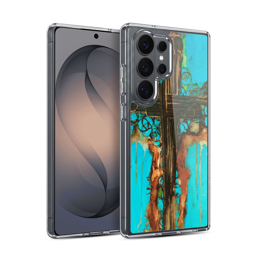 Michel Keck Religious Abstract Cross 2 Soft Gel Case for Samsung Galaxy S26 Ultra
