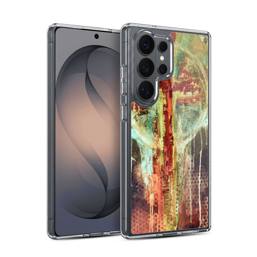 Michel Keck Religious Abstract Cross Soft Gel Case for Samsung Galaxy S26 Ultra