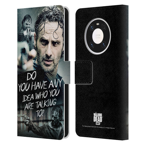 AMC The Walking Dead Rick Grimes Legacy Question Leather Book Wallet Case Cover For Huawei Mate 40 Pro 5G