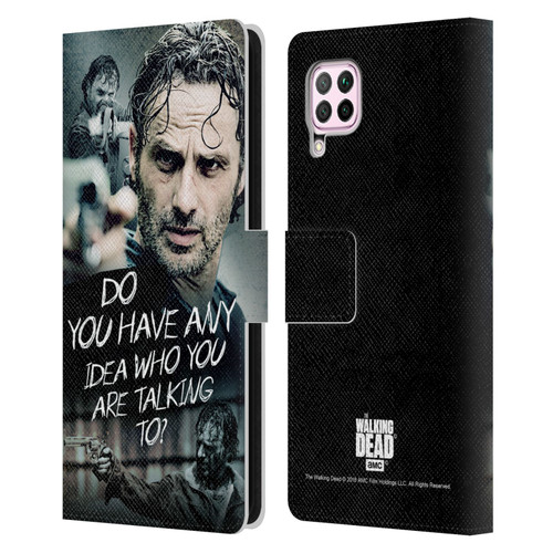 AMC The Walking Dead Rick Grimes Legacy Question Leather Book Wallet Case Cover For Huawei Nova 6 SE / P40 Lite
