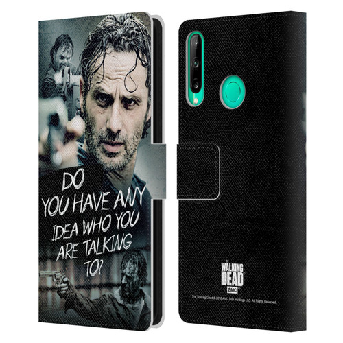 AMC The Walking Dead Rick Grimes Legacy Question Leather Book Wallet Case Cover For Huawei P40 lite E