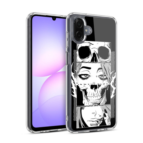 Zombie Makeout Club Art Skull Collage Soft Gel Case for Samsung Galaxy A07 4G
