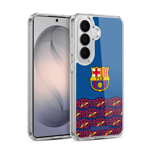 FC Barcelona Forca Barca Logo And Pattern Soft Gel Case for Samsung Galaxy S26
