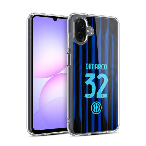 Fc Internazionale Milano 2025/26 Players Home Kit Federico Dimarco Soft Gel Case for Samsung Galaxy A07 4G