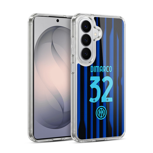 Fc Internazionale Milano 2025/26 Players Home Kit Federico Dimarco Soft Gel Case for Samsung Galaxy S26