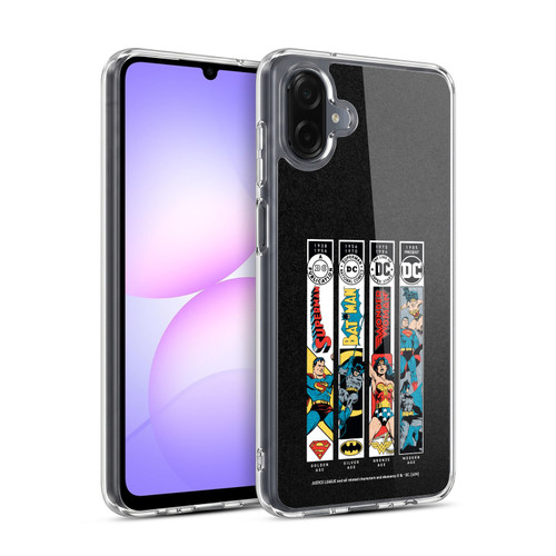 Justice League DC Comics 90th Anniversary Trinity Soft Gel Case for Samsung Galaxy A07 4G