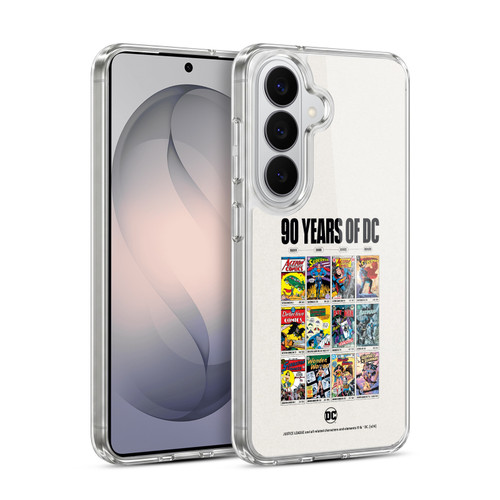Justice League DC Comics 90th Anniversary Trinity Through Ages Soft Gel Case for Samsung Galaxy S26