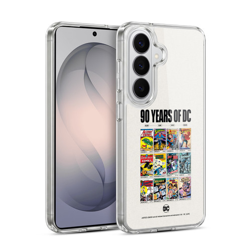 Justice League DC Comics 90th Anniversary Trinity Through Ages Soft Gel Case for Samsung Galaxy S26 Plus