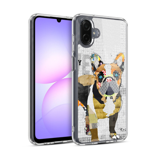 Michel Keck Dogs 4 French Bulldog Soft Gel Case for Samsung Galaxy A07 4G
