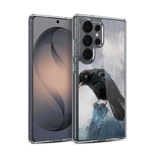Simone Gatterwe Animals 2 Black Crow Soft Gel Case for Samsung Galaxy S26 Ultra