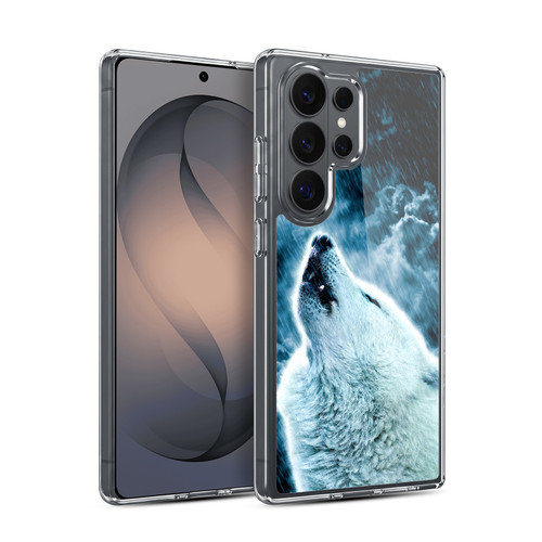 Simone Gatterwe Animals 2 Howling Wolf Soft Gel Case for Samsung Galaxy S26 Ultra