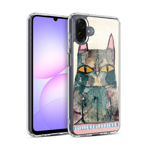 Wyanne Cat Kitty Painting Soft Gel Case for Samsung Galaxy A07 4G