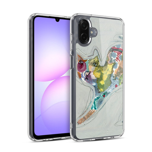 Wyanne Cat Abstract Kitty 2 Soft Gel Case for Samsung Galaxy A07 4G